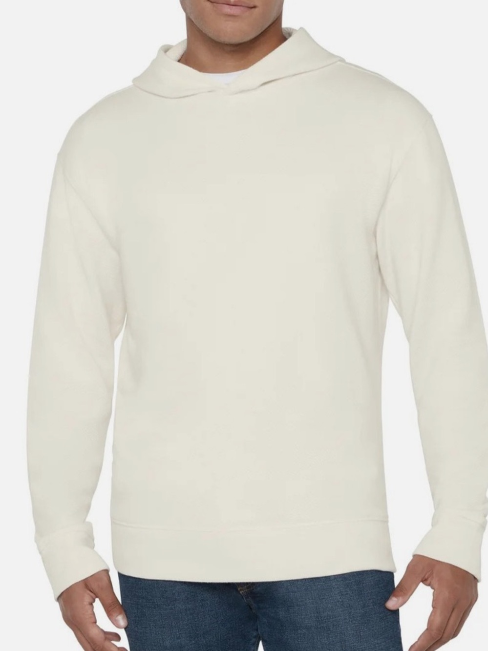 GAP White Hooded Cotton Pullover, beach vibes, Y2K